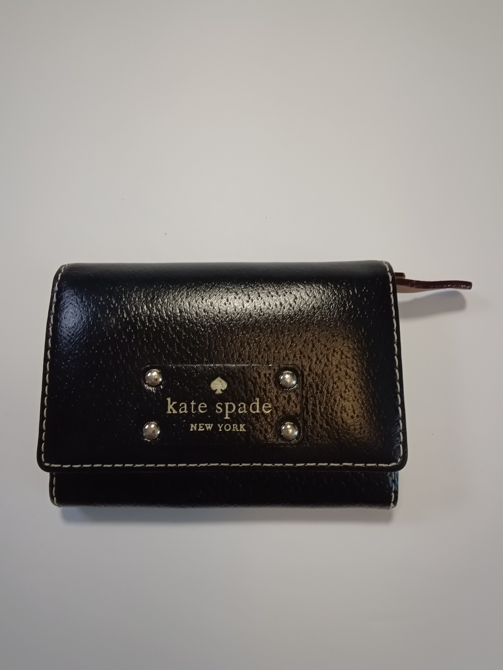 kate spade Black Leather Card Holder Wallet